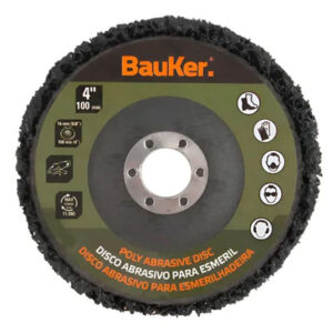 DISCO DE PULIR BAUKER 4" X 1/2" (100MM X 12.7MM) - Imagen 1