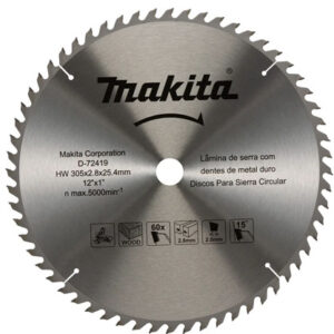 DISCO SIERRA MAKITA T.C.T. PARA MADERA 12" 305X25.4X60T D-72419 - Imagen 1