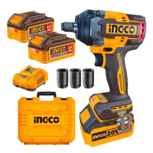LLAVE IMPACTO INGCO 1/2 INALAMBRICA 20V - 2 BATERIAS + CARGADOR CIWLI2050 - Imagen 1