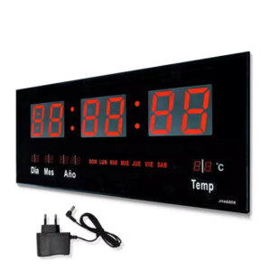 RELOJ LED DIGITAL EMPRESA TEMPERATURA GRANDE - Imagen 1