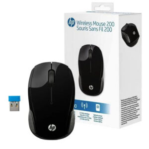 MOUSE INALAMBRICO HP 200 NEGRO - Imagen 1