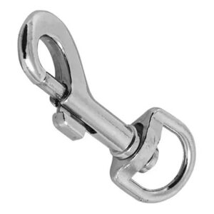 MOSQUETON CON DESTORCEDOR FIERO ZINCADO 2.1/2" TRUPER #BDZ-3 - Imagen 1